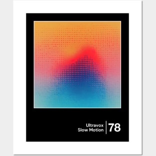 Slow Motion - Minimal Style Graphic Artwork Posters and Art